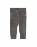 Jegging Velours Gris Fille Basics Bébé W23 Jegging Velours Gris Fille Basics Bébé W23