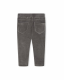 Jegging Velours Gris Fille Basics Bébé W23 Jegging Velours Gris Fille Basics Bébé W23
