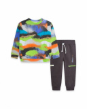 Sweat Et Pantalon En Peluche Gris Garçon Active Sweat Et Pantalon En Peluche Gris Garçon Active