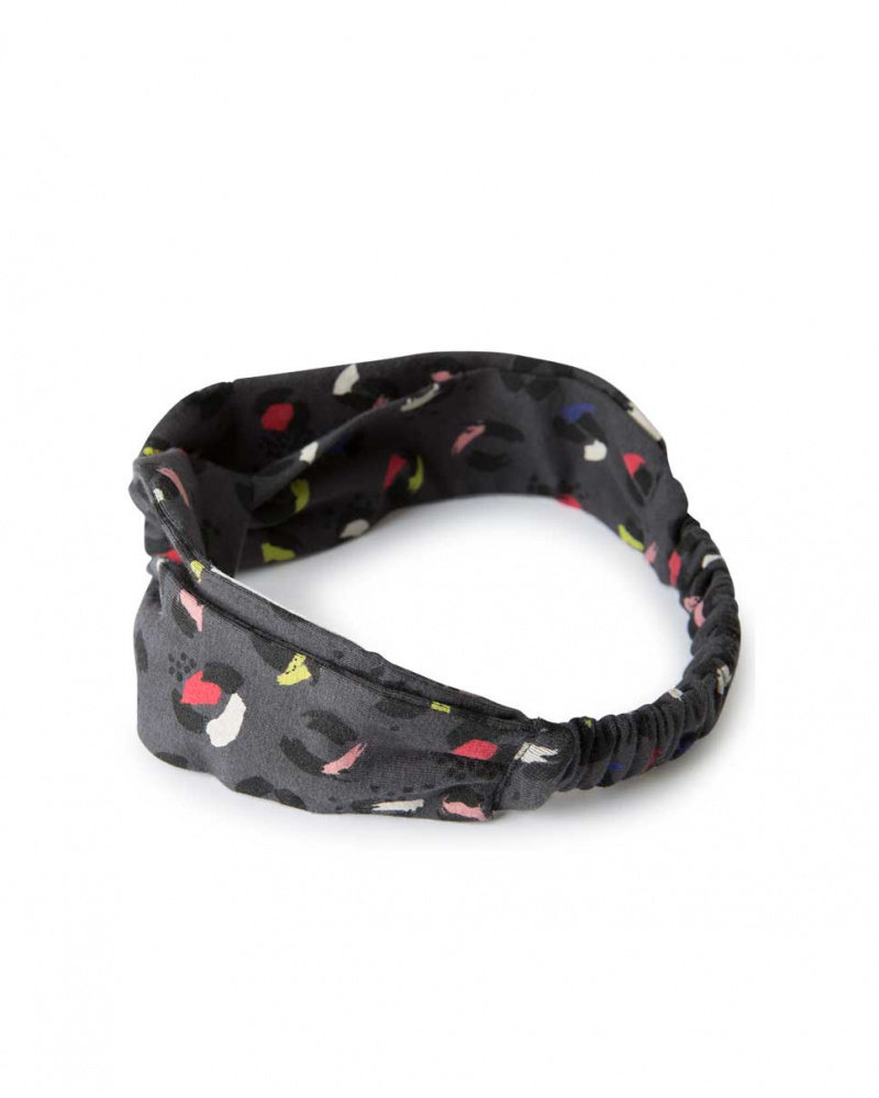 Bandeau en tricot gris pour fille Wild & Free