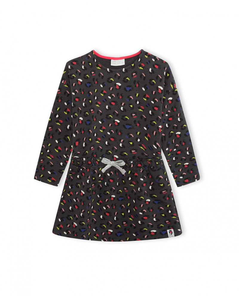Robe Peluche Grise Fille Wild & Free