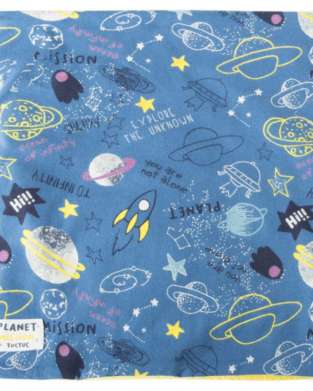 Bandana Blue Dot Boy Galaxy Friends