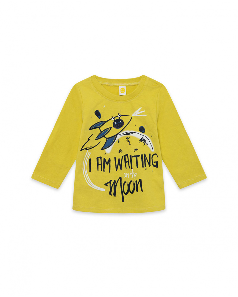 T-shirt en tricot vert pour enfants Galaxy Friends