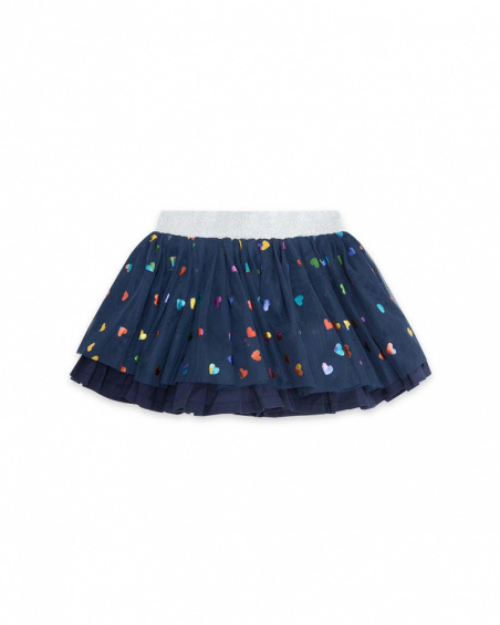 Jupe en tulle bleu fille Galaxy Friends