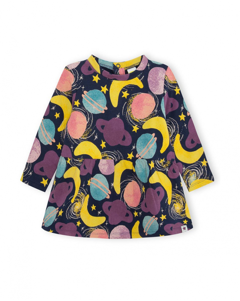 Robe en peluche bleue pour fille Amis de la galaxie