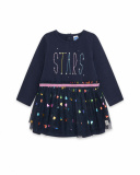 Robe Bleue En Maille Et Tulle Fille Galaxy Friends Robe Bleue En Maille Et Tulle Fille Galaxy Friends