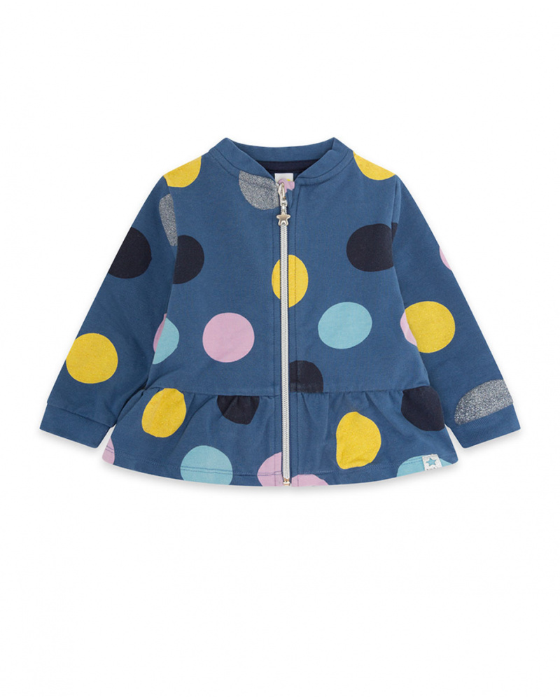 Sweat Peluche Bleu Et Rose Fille Galaxy Friends