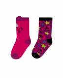 Set 2 Chaussettes Rose Fille Magique Set 2 Chaussettes Rose Fille Magique