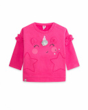 Sweat-shirt en peluche rose et rose fille Magic Sweat-shirt en peluche rose et rose fille Magic