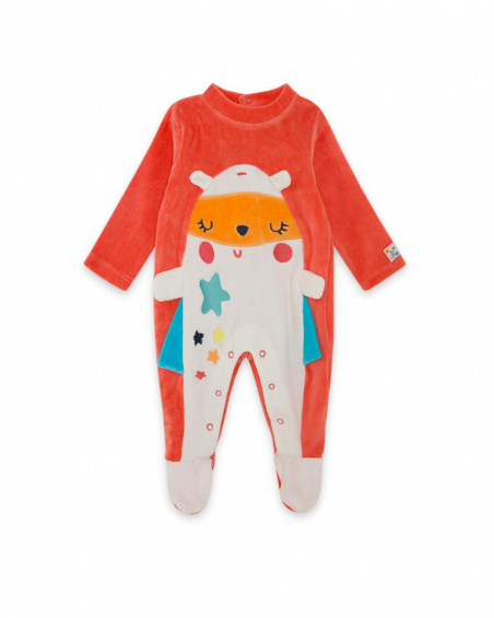 Barboteuse Orange Tundosado Girl Stars Collectors Barboteuse Orange Tundosado Girl Stars Collectors