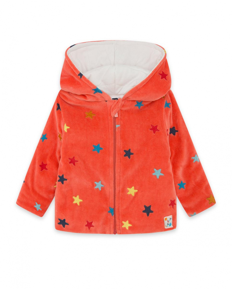 Parka Tundosada Orange Fille Stars Collectors