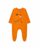 Barboteuse Tricot Orange Garçon Stars Collectors Barboteuse Tricot Orange Garçon Stars Collectors