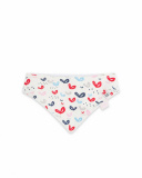 Bandana Blanc Et Pois Rouges Garçon Mini Traveller Bandana Blanc Et Pois Rouges Garçon Mini Traveller