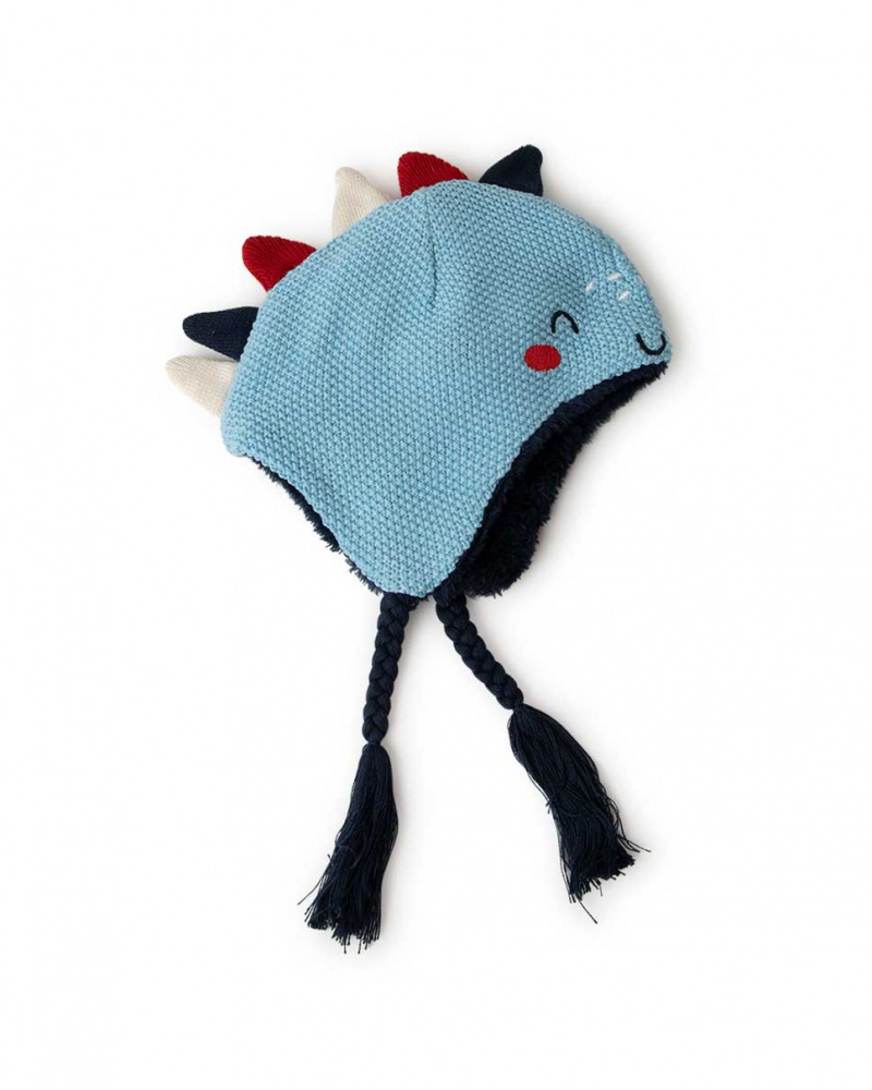 Bonnet Tricot Bleu Enfant Mini Traveller
