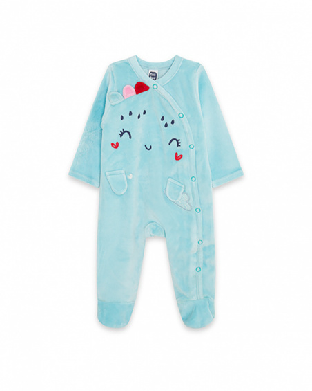Bleu Tundosado Barboteuse Fille Mini Traveller Bleu Tundosado Barboteuse Fille Mini Traveller
