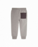 Pantalon peluche gris garçon Active Pantalon peluche gris garçon Active