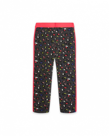 Legging en peluche gris pour fille Wild & Free Legging en peluche gris pour fille Wild & Free