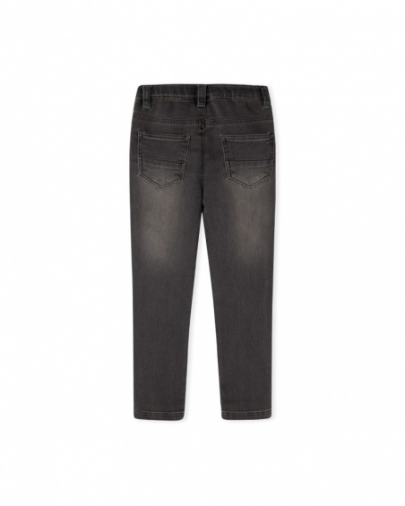 Pantalon Denim Gris Active Boy