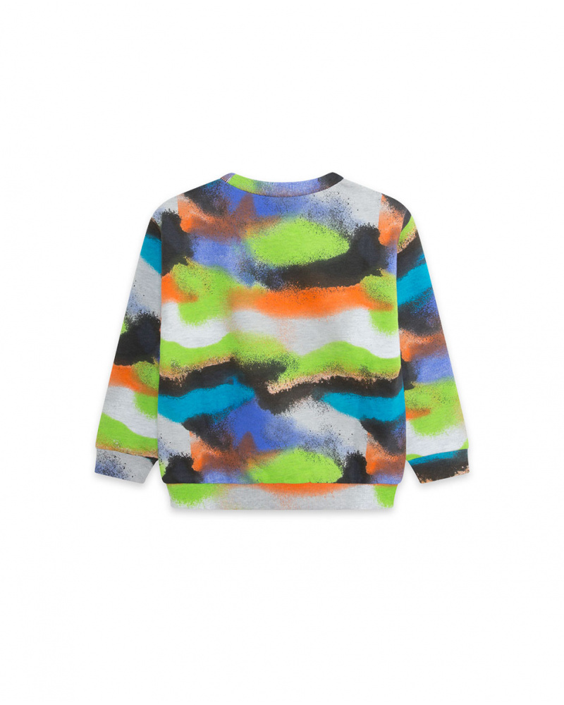 Sweat-shirt en peluche pour garçon Active Grey