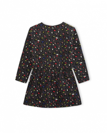 Robe Peluche Grise Fille Wild & Free
