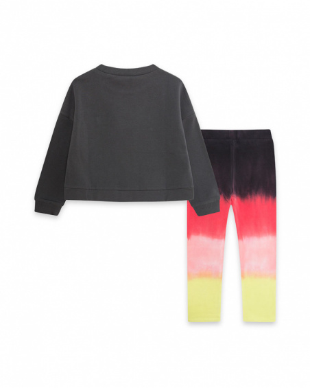 Sweat Gris En Peluche Et Legging Fille Wild & Free Sweat Gris En Peluche Et Legging Fille Wild & Free