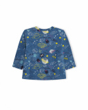 T-shirt Tricoté Bleu Et Vert Garçon Galaxy Friends T-shirt Tricoté Bleu Et Vert Garçon Galaxy Friends