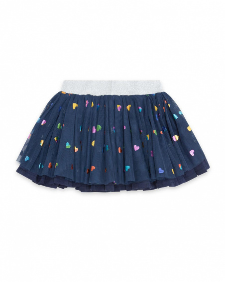 Jupe en tulle bleu fille Galaxy Friends