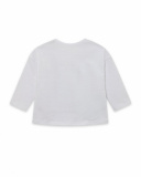 T-shirt en maille blanc et bleu fille Galaxy Friends T-shirt en maille blanc et bleu fille Galaxy Friends