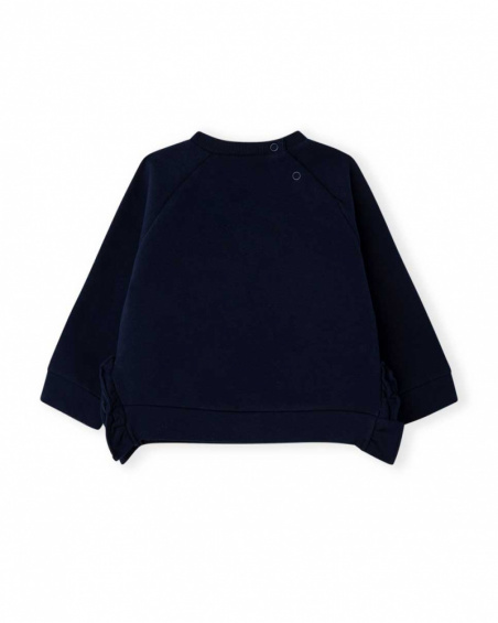Sweat en peluche bleu pour fille Galaxy Friends Sweat en peluche bleu pour fille Galaxy Friends