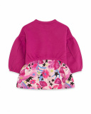 Robe Rose En Tricot Et Peluche Fille Magic Robe Rose En Tricot Et Peluche Fille Magic