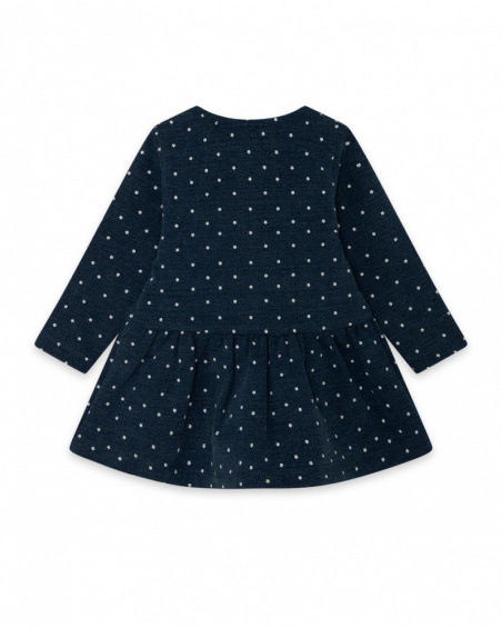 Robe Peluche Bleue Fille Etoiles Collectors