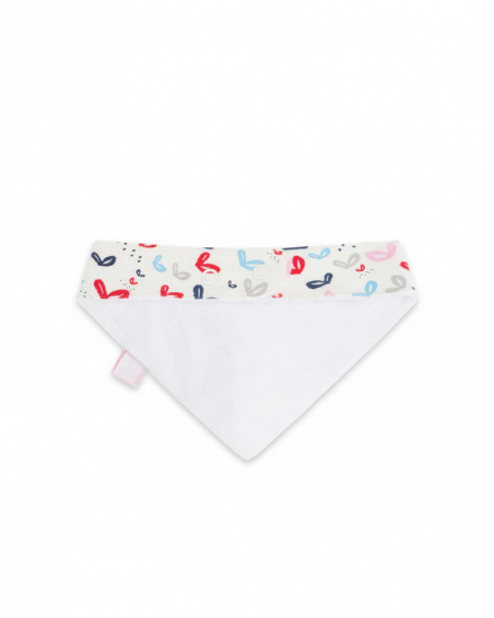 Bandana Blanc Et Pois Rouges Garçon Mini Traveller Bandana Blanc Et Pois Rouges Garçon Mini Traveller