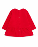 Robe Peluche Rouge Fille Mini Traveller Robe Peluche Rouge Fille Mini Traveller