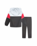 Sweat Et Legging Peluche Gris Et Vert Fille Wild & Free