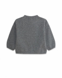 Sweat Gris Et Rose Peluche Fille Magic Sweat Gris Et Rose Peluche Fille Magic