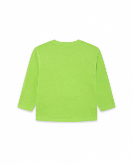 T-shirt en maille vert et gris Boy Active T-shirt en maille vert et gris Boy Active
