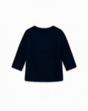 T-shirt Tricoté Bleu Garçon Galaxy Friends