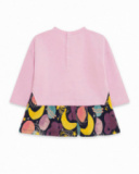 Robe en peluche rose pour fille Amis de la galaxie Robe en peluche rose pour fille Amis de la galaxie