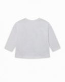 T-shirt en maille blanc et bleu fille Galaxy Friends T-shirt en maille blanc et bleu fille Galaxy Friends
