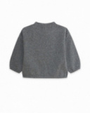 Sweat Gris Et Rose Peluche Fille Magic Sweat Gris Et Rose Peluche Fille Magic