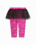 Legging peluche et tulle rose Girl Magic Legging peluche et tulle rose Girl Magic