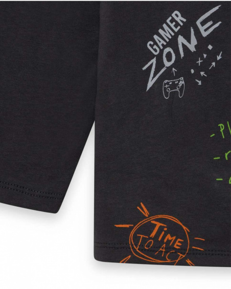 T-shirt en maille gris Boy Active T-shirt en maille gris Boy Active