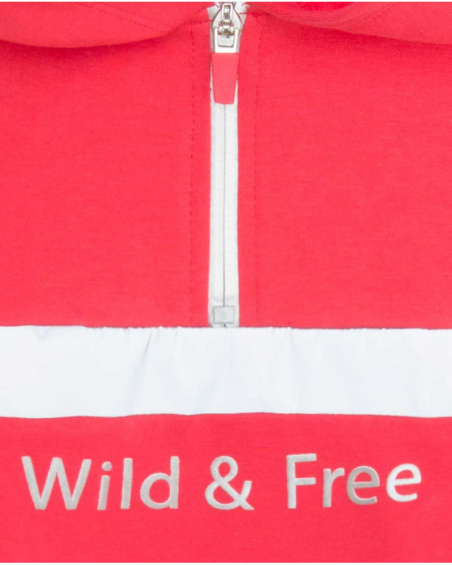 Sweat Et Legging Peluche Rose Fille Wild & Free Sweat Et Legging Peluche Rose Fille Wild & Free