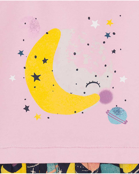 Robe en peluche rose pour fille Amis de la galaxie