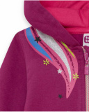 Sweat à capuche en peluche rose fille Magic Sweat à capuche en peluche rose fille Magic