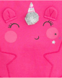 Sweat-shirt en peluche rose et rose fille Magic Sweat-shirt en peluche rose et rose fille Magic