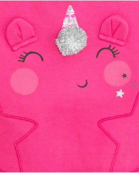 Sweat-shirt et legging en peluche rose pour fille Magic Sweat-shirt et legging en peluche rose pour fille Magic