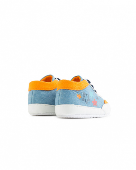 Baskets Denim Bleu Garçon Stars Collectors