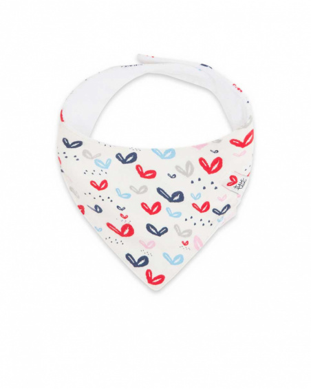 Bandana Blanc Et Pois Rouges Garçon Mini Traveller Bandana Blanc Et Pois Rouges Garçon Mini Traveller