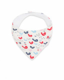 Bandana Blanc Et Pois Rouges Garçon Mini Traveller Bandana Blanc Et Pois Rouges Garçon Mini Traveller